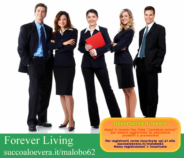 Forever Living cerca Nuovi Incaricati